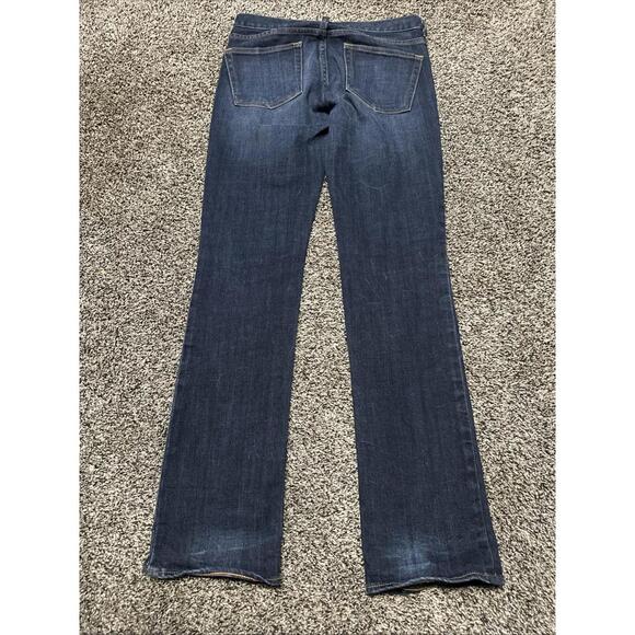 J. Crew Stretch Matchstick Jeans Women's 27 Blue 5-Pocket Dark Wash 30x31.5 - Picture 4 of 7